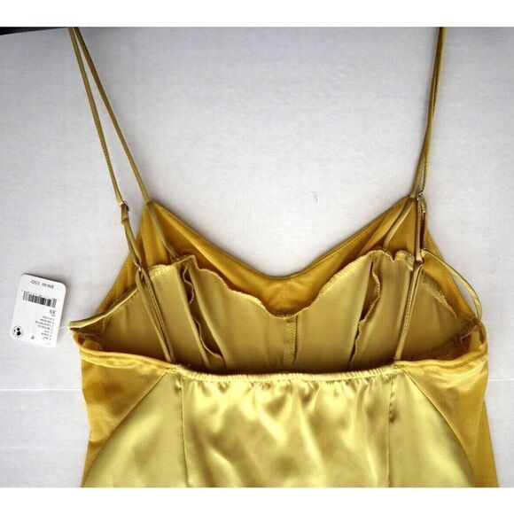 Intimately Free People OB1584646 Women's Sz XS Yellow City Cool Slip Dress - Picture 7 of 9